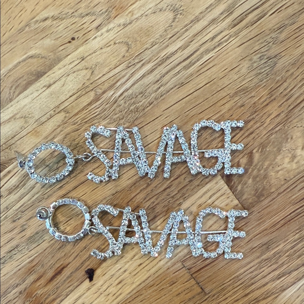 Savage costume jewlery earrings